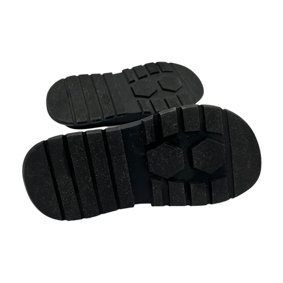 ASOS DESIGN FairPlay Chunky Sporty Flat Mules Black - Picture 13 of 15